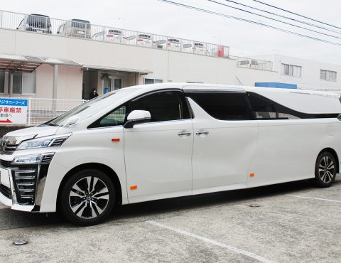 【製作事例：21S-002】トヨタ・ヴェルファイア リムジン霊柩車
